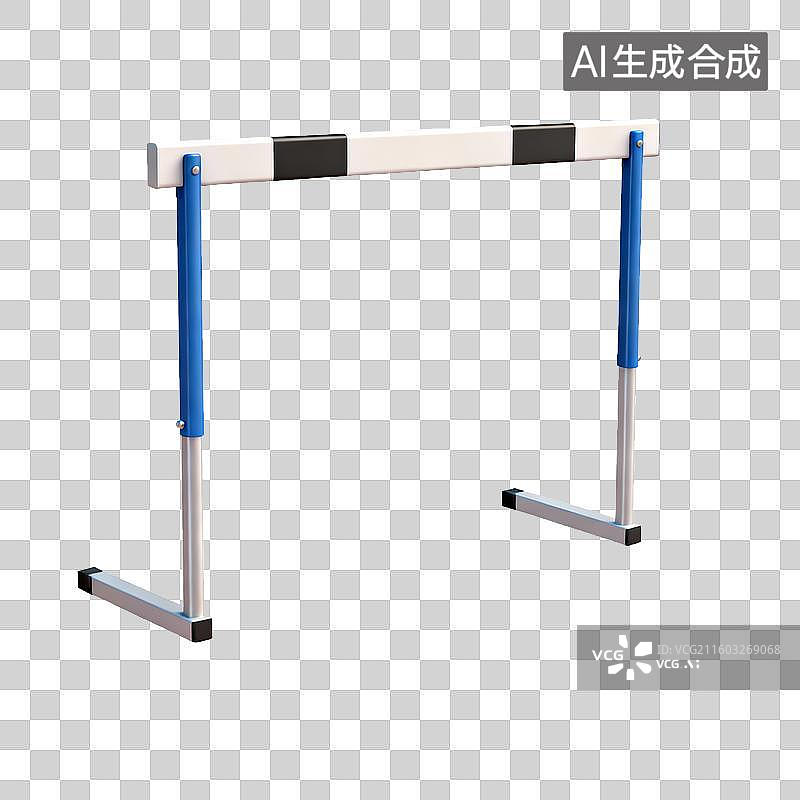 【AI数字艺术】田径跨栏架用于训练比赛图片素材