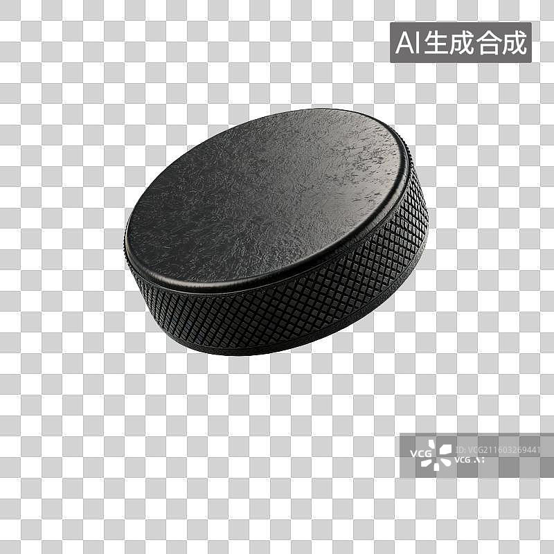 【AI数字艺术】黑色的冰球运动器材图片素材