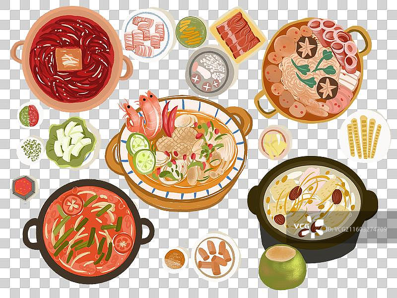 各种火锅图片素材