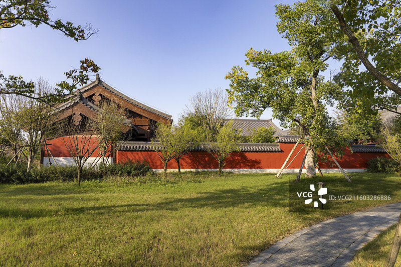 安徽省阜阳市颍州西湖怡园、兰园摄影图片图片素材