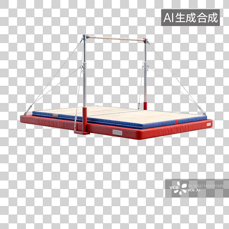 【AI数字艺术】体操鞍马及防护垫图片素材