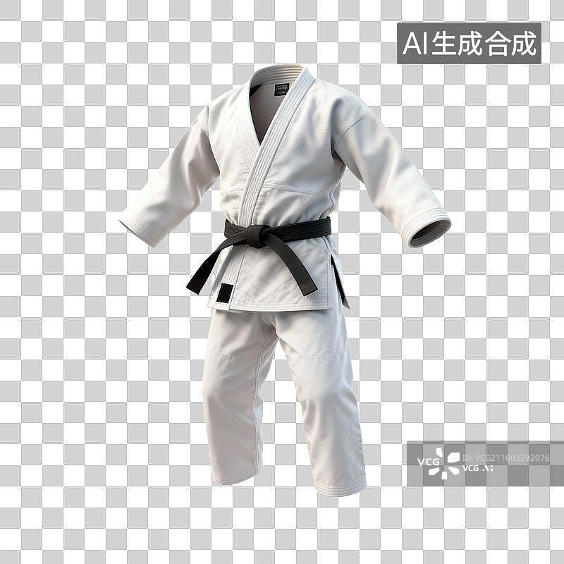 【AI数字艺术】白色柔道服图片素材