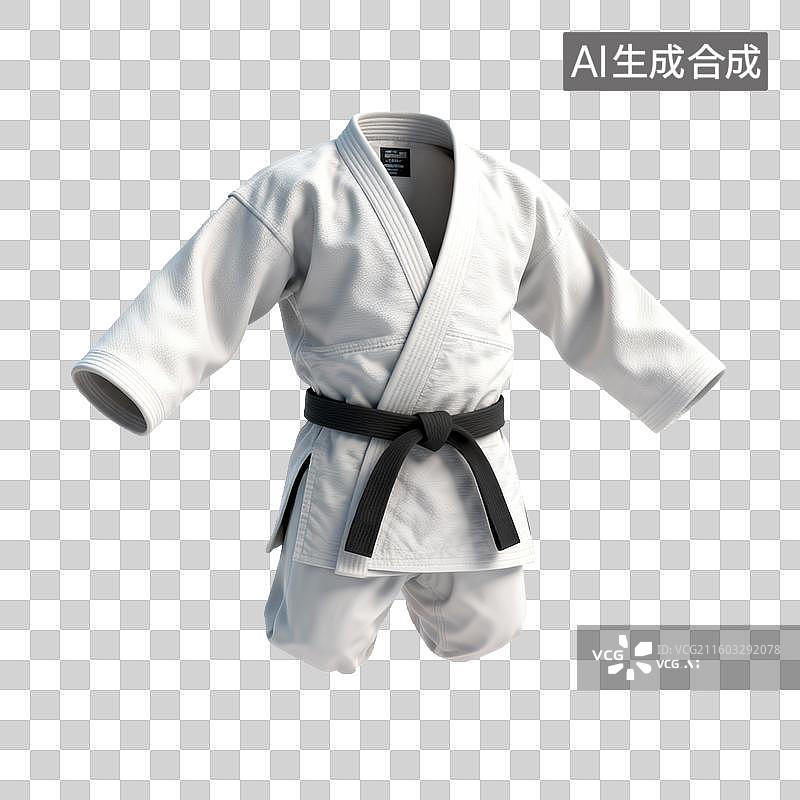 【AI数字艺术】白色柔道服图片素材