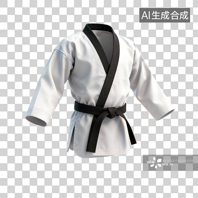 【AI数字艺术】白色柔道服图片素材