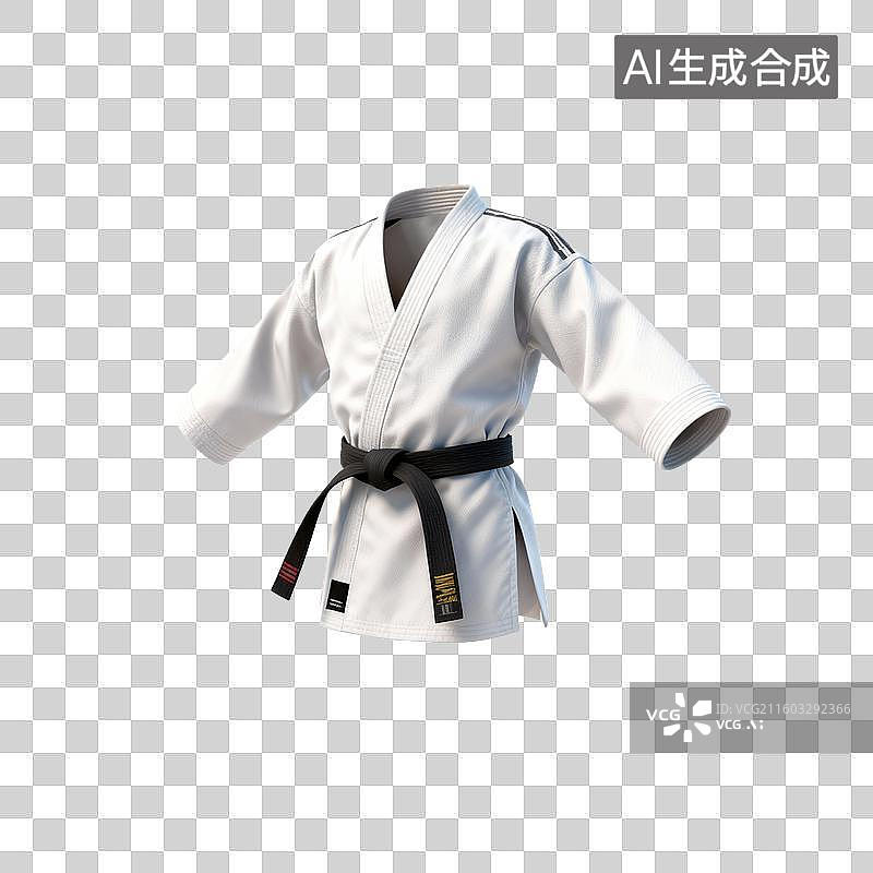 【AI数字艺术】白色柔道服图片素材