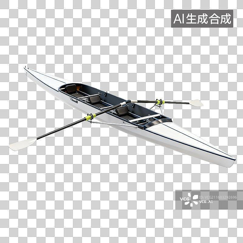 【AI数字艺术】四人赛艇及船桨图片素材