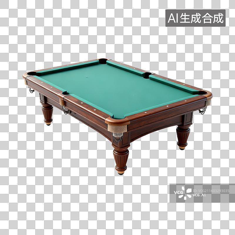 【AI数字艺术】室内经典台球桌图片素材