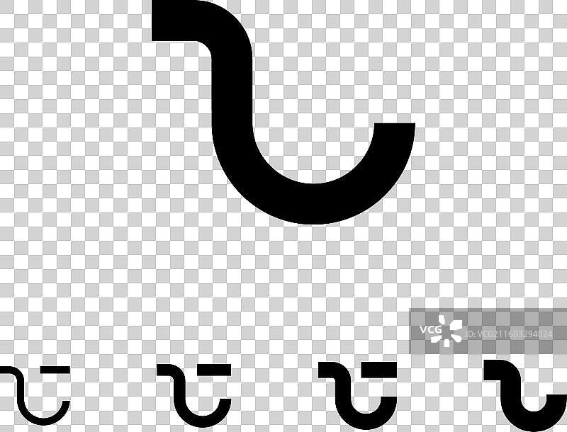 技术数字字体赛博字母图片素材