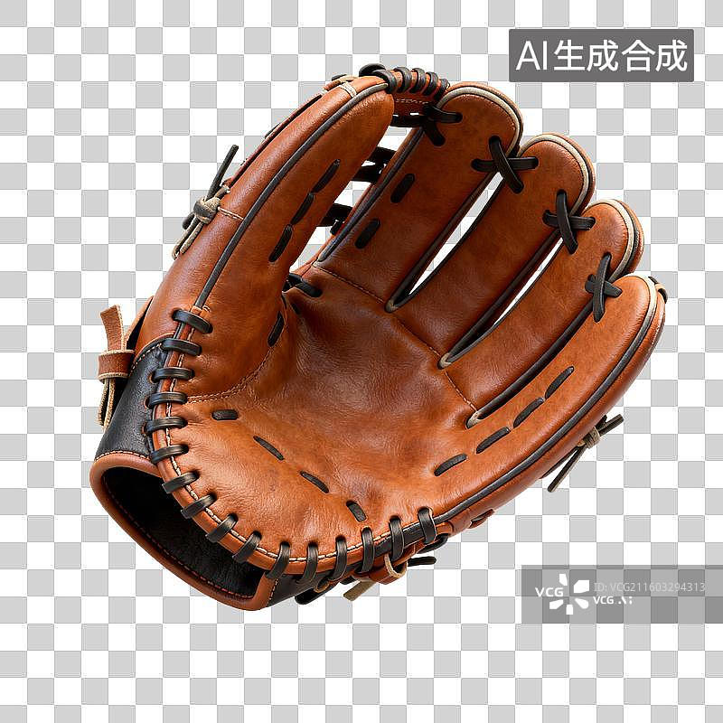 【AI数字艺术】皮革棒球手套图片素材