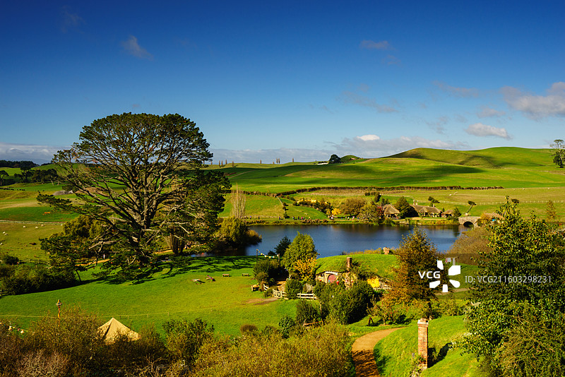 新西兰-霍比特村图片素材