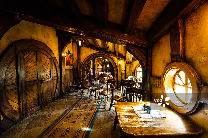 新西兰-霍比特村图片素材