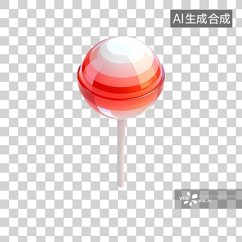 【AI数字艺术】色彩鲜艳的圆形棒棒糖图片素材