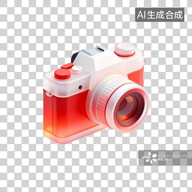 【AI数字艺术】色彩鲜艳的数码照相机图片素材