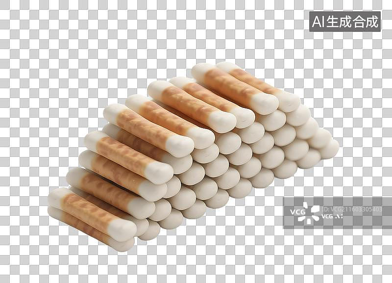 【AI数字艺术】AIGC：3D宠物零食，磨牙棒，宠物用品，元素，免抠图形图片素材