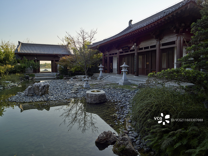 安徽省阜阳市颍州西湖怡园、兰园摄影图片图片素材