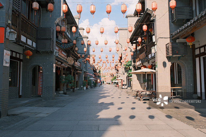 福建三明市沙县小吃文化城-美食城图片素材