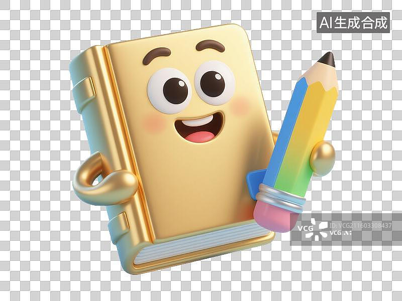 【AI数字艺术】教育元素博士帽书本图片素材