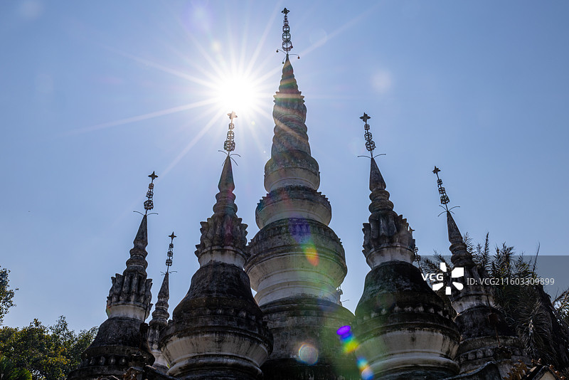 曼听花园 云南 西双版纳图片素材