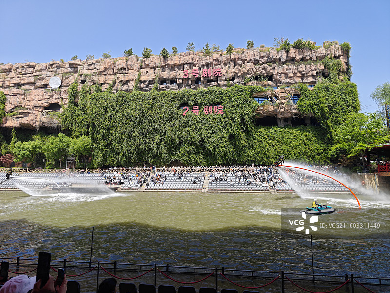 杭州宋城水上表演图片素材