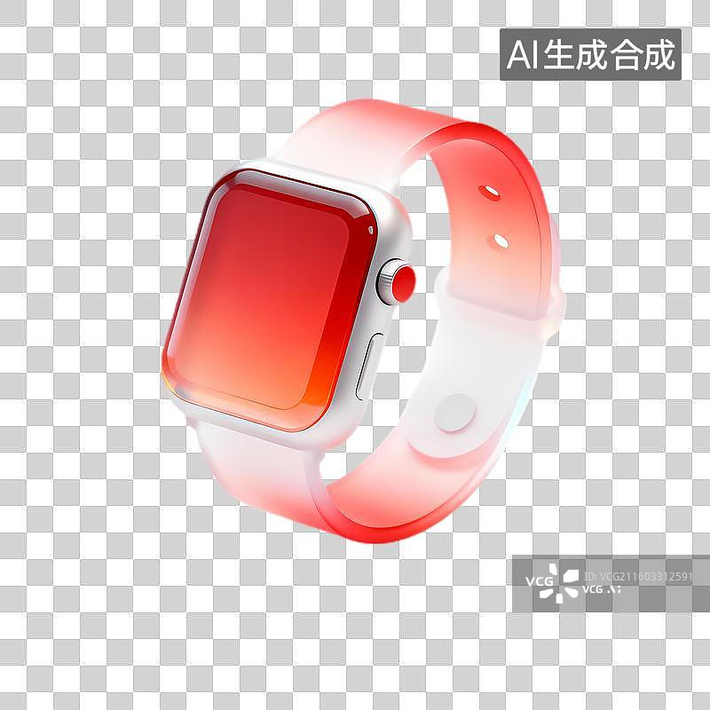 【AI数字艺术】色彩鲜艳的智能手表图片素材