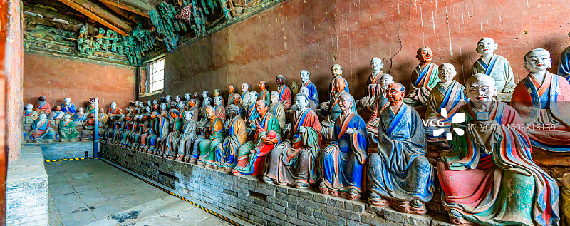 佛光寺 彩塑佛像 山西 忻州图片素材