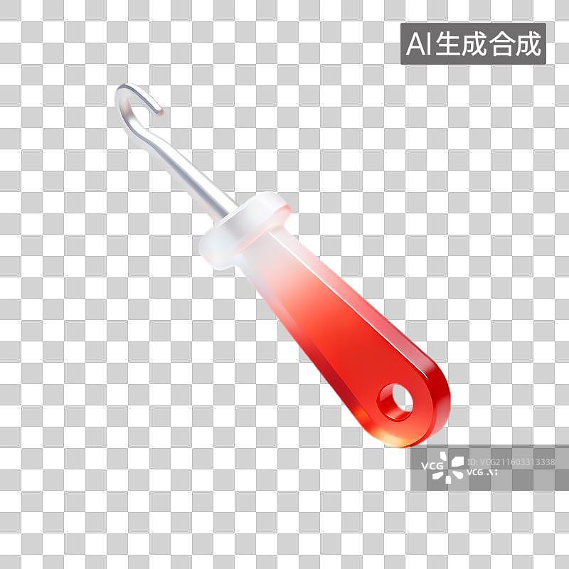 【AI数字艺术】红色手柄的钩子工具图片素材