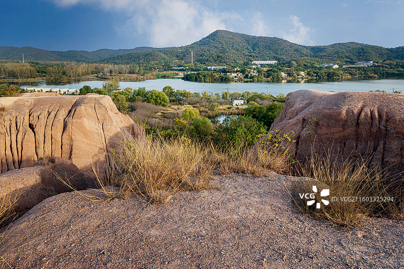 南京佘村采石场图片素材