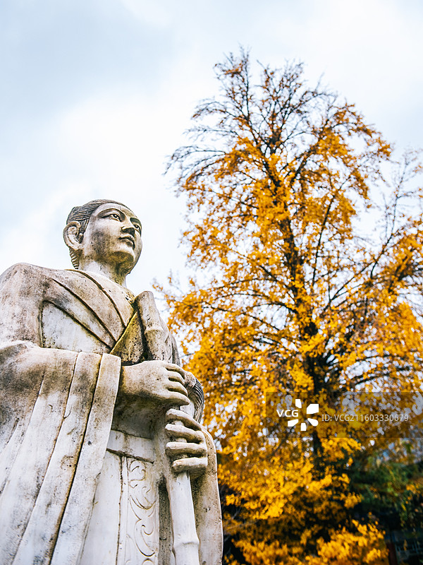 汉中留坝县张良庙图片素材