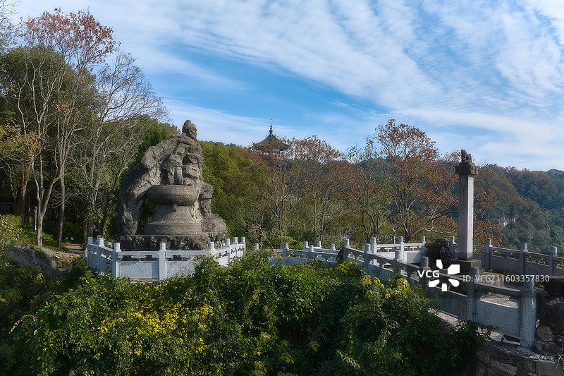 西陵峡三游洞图片素材