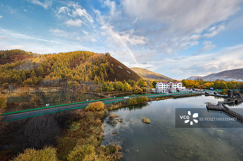 阿尔山风光-洮儿河湿地图片素材