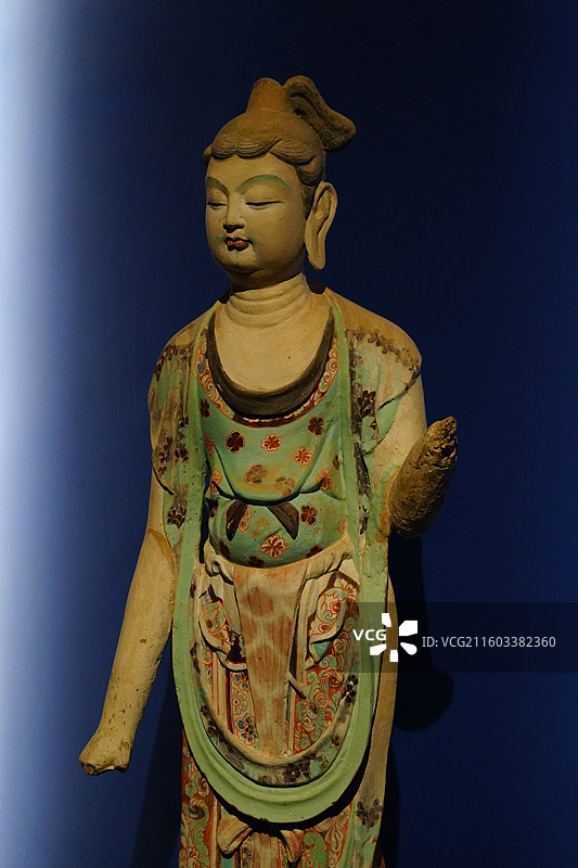 敦煌彩塑 中国敦煌石窟保护研究基金会成立三十周年敦煌文化艺术公益展图片素材