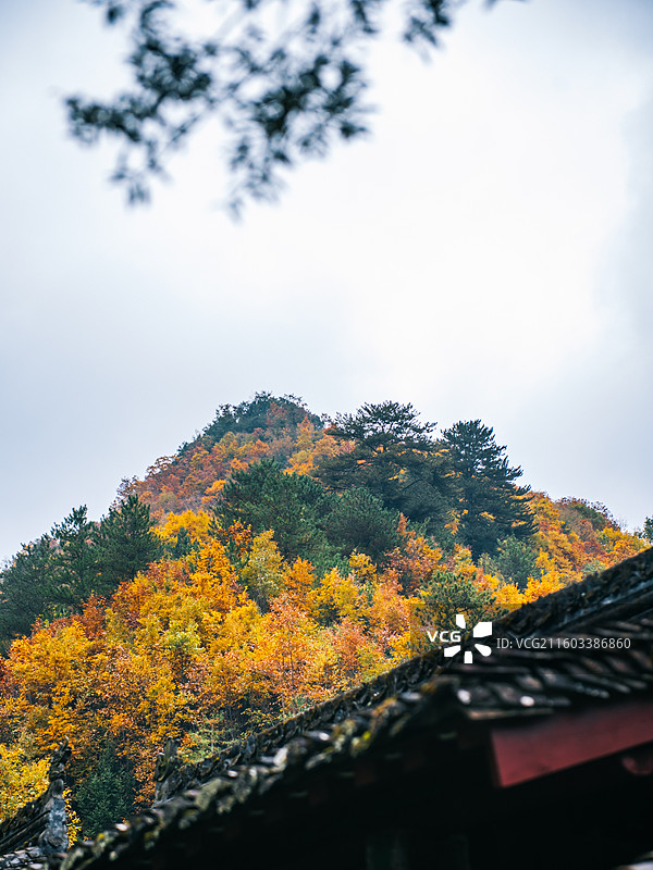 汉中留坝县张良庙图片素材