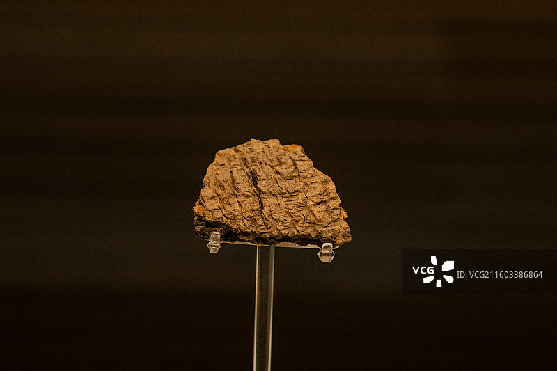 旧石器时代（距今约20000年） 仙人洞遗址出士陶片 江西省万年县仙人洞遗址出土 上海博物馆图片素材