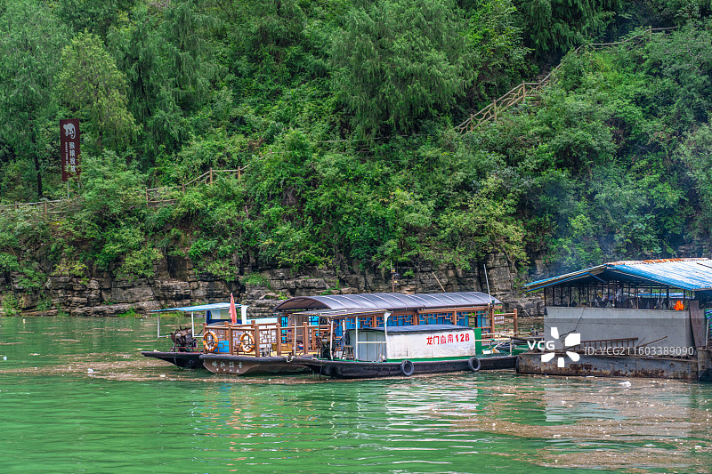 长江三峡 游船 游轮 自然风光图片素材