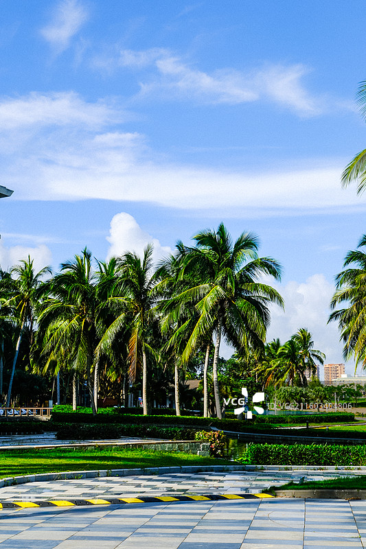 中国海南省琼海市博鳌亚洲论坛主会场大楼，博鳌亚洲论坛国际会议中心，博鳌东屿岛国家级旅游度假区图片素材