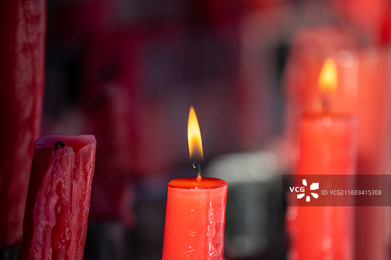 蜡烛 烧香 拜佛 香火 少林寺图片素材