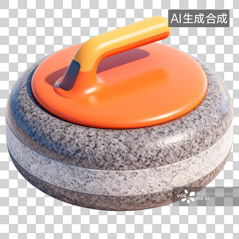 【AI数字艺术】冰壶插画图片素材