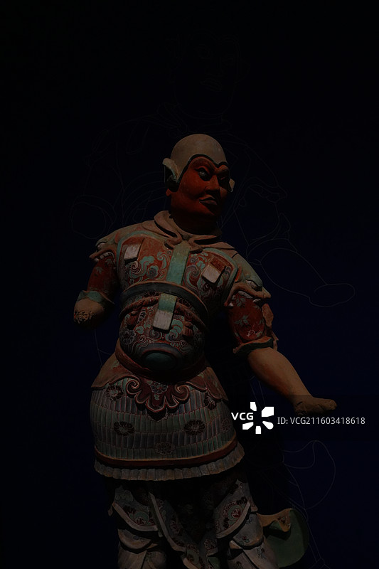 敦煌彩塑 中国敦煌石窟保护研究基金会成立三十周年敦煌文化艺术公益展图片素材