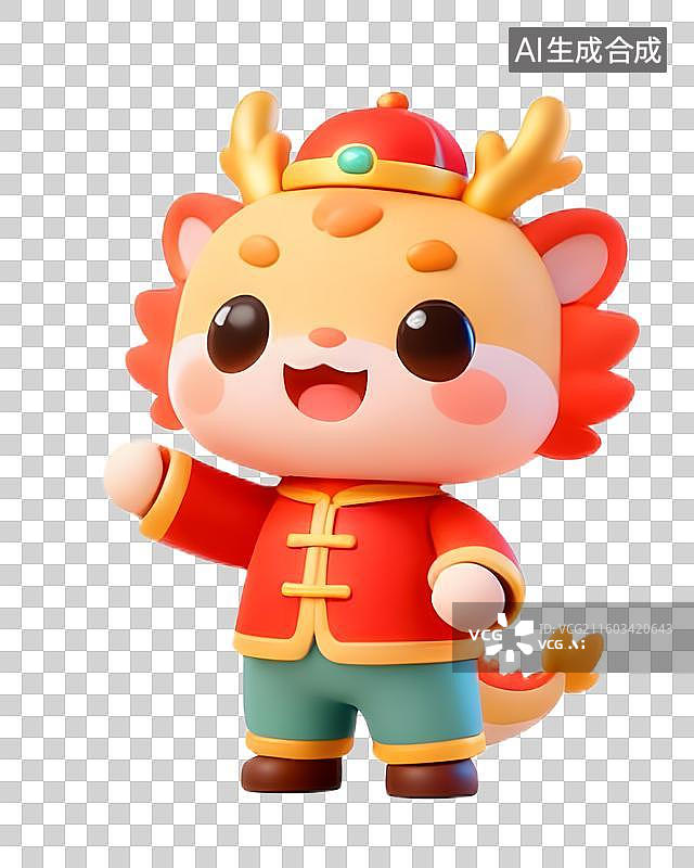 【AI数字艺术】龙年吉祥物图片素材