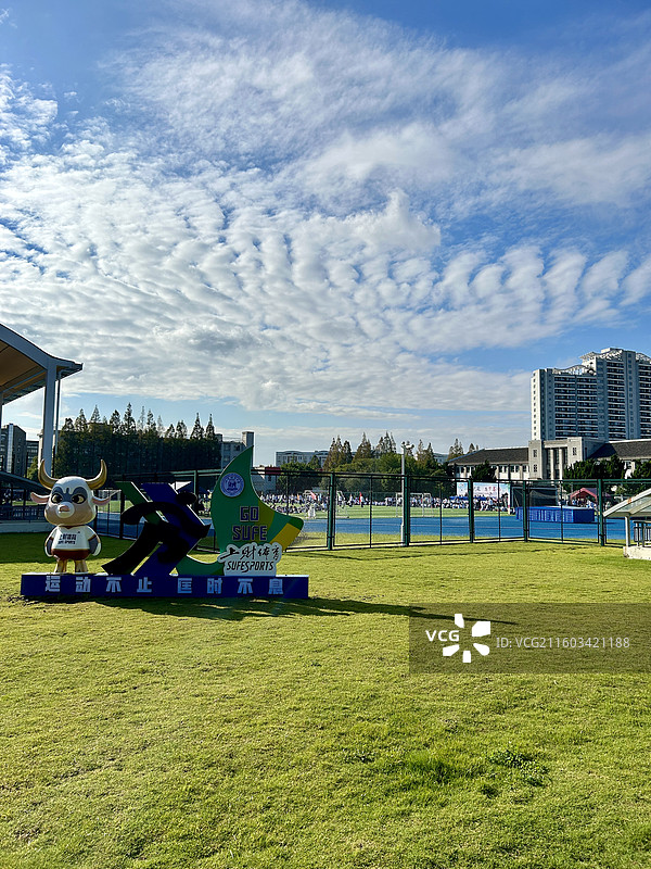 上海财经大学 —— 体育场图片素材
