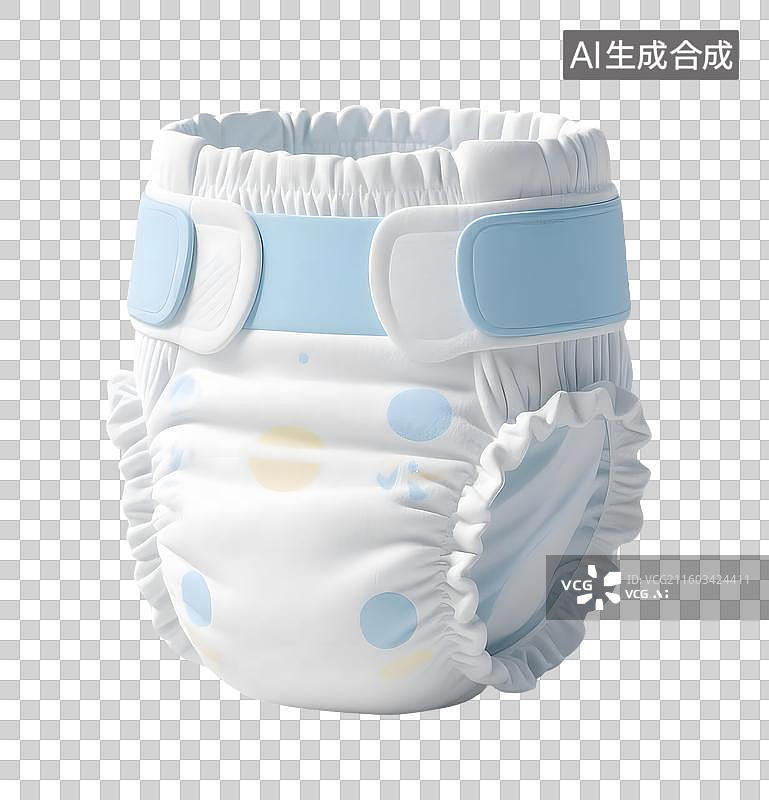 【AI数字艺术】AIGC：3D婴儿纸尿裤，尿布，元素，免抠图形图片素材