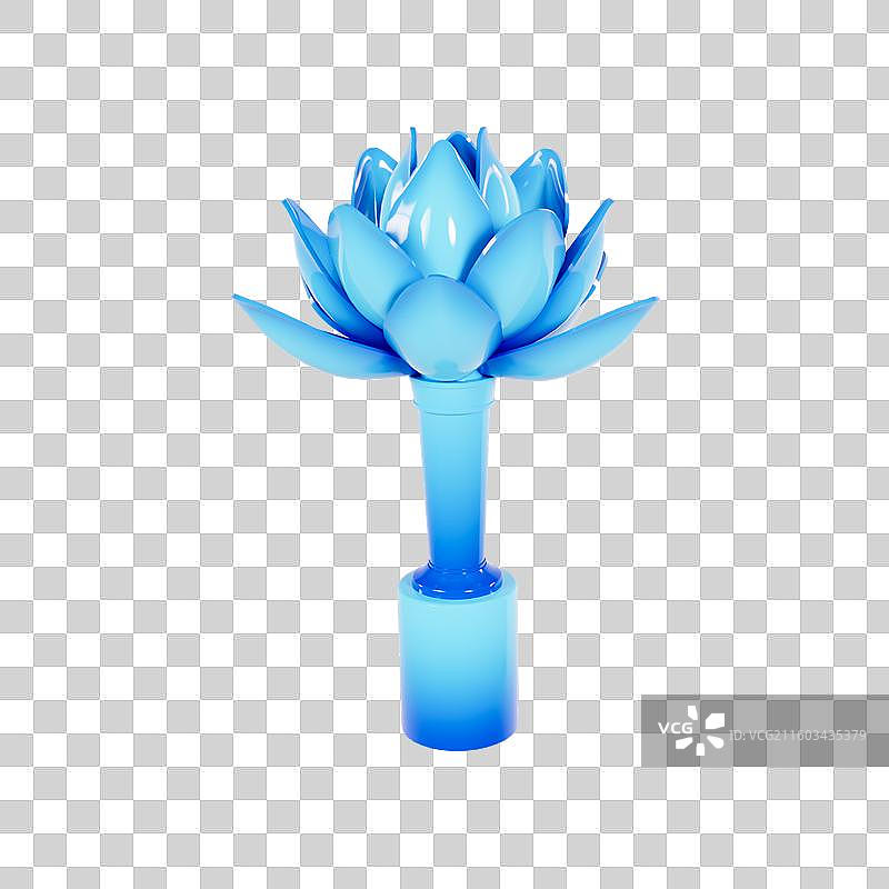 3D立体澳门地标建筑澳门金莲花广场图片素材