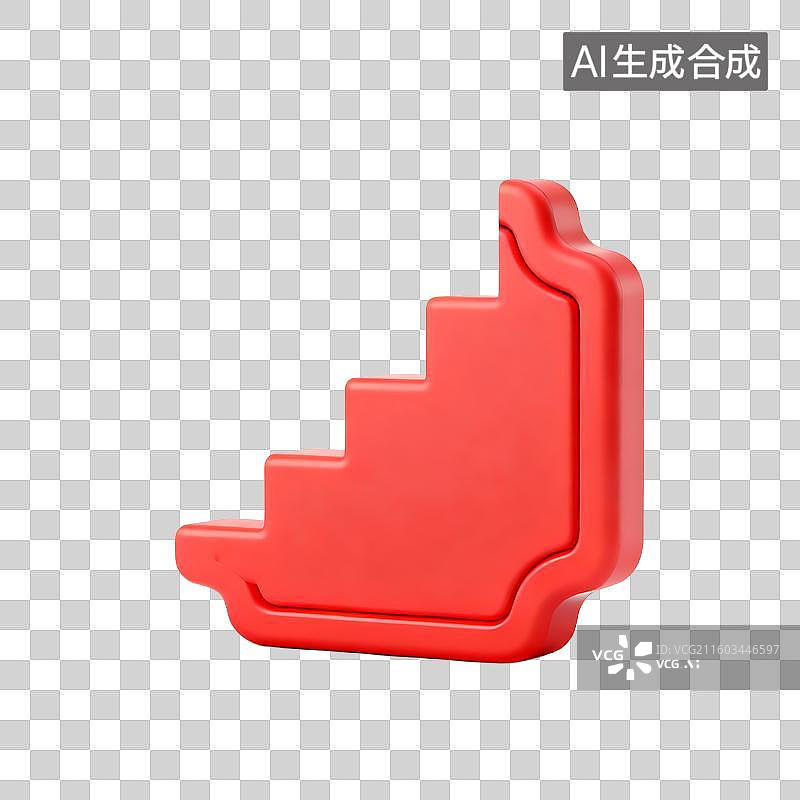 【AI数字艺术】红色儿童三步玩耍物体图片素材