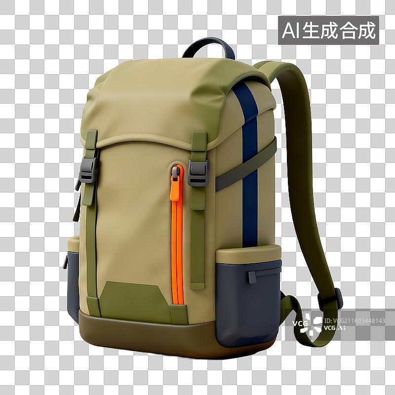 【AI数字艺术】时尚实用户外双肩背包图片素材