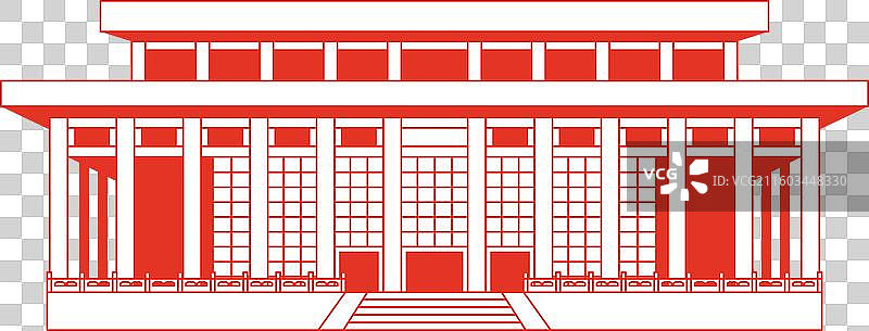 北京中轴线毛主席纪念堂图片素材