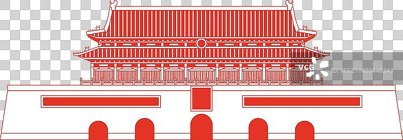 北京中轴线天安门图片素材