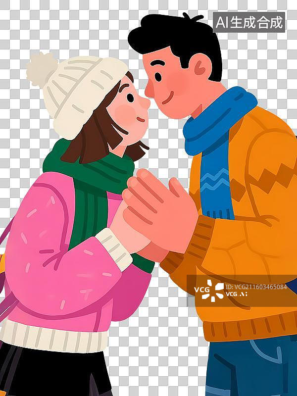 【AI数字艺术】2D平面手绘感卡通质感插画元素图片素材