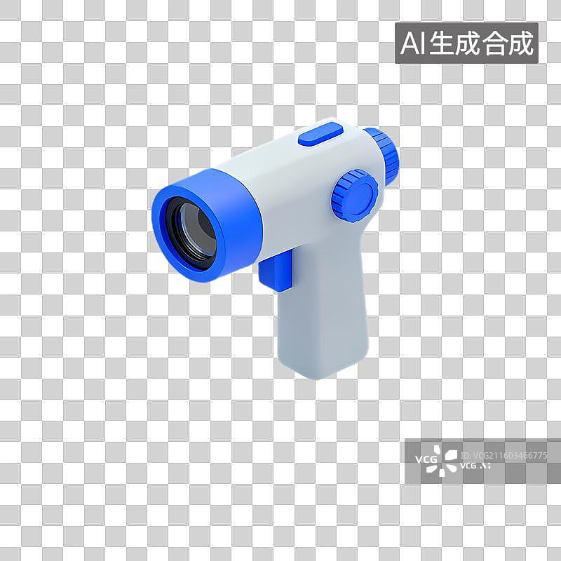 【AI数字艺术】便携式非接触式红外体温计图片素材