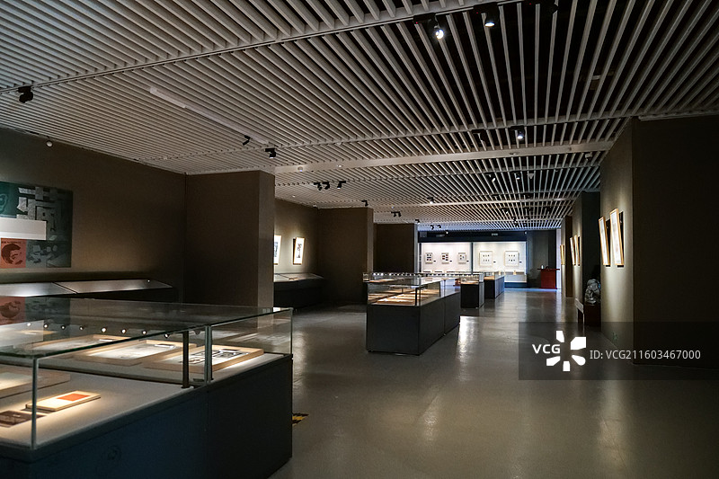 中国国家图书馆·国家典籍博物馆“方寸书香-上海鲁迅纪念馆藏名家藏书票展”图片素材