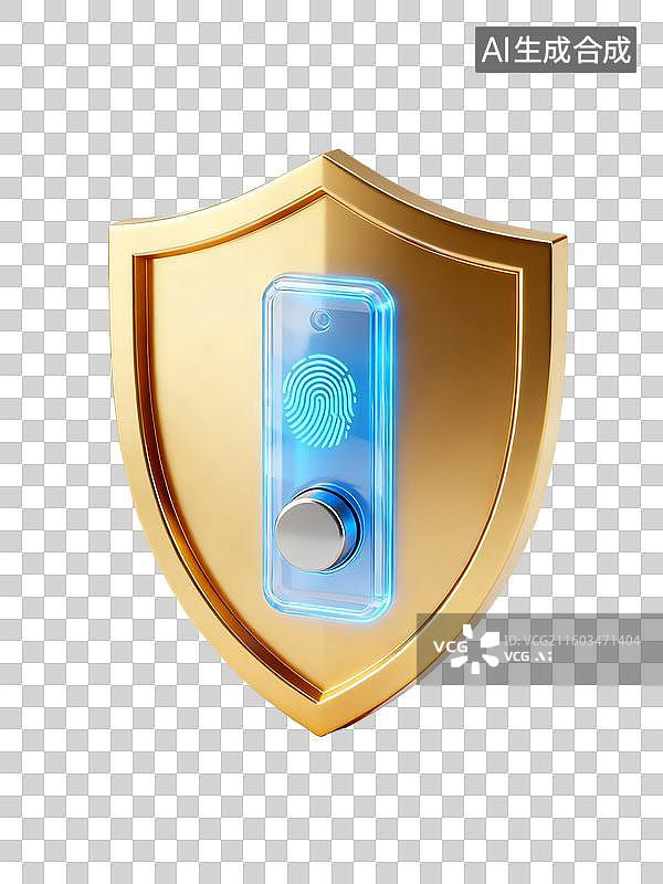 【AI数字艺术】智能安全锁图片素材